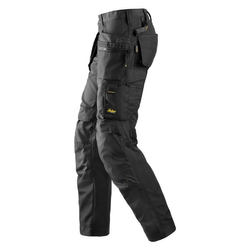 Nawigacja zdjęcie 2 - 6701 Spodnie AllroundWork+ z workami kieszeniowymi - damskie kolor czarny Snickers Workwear