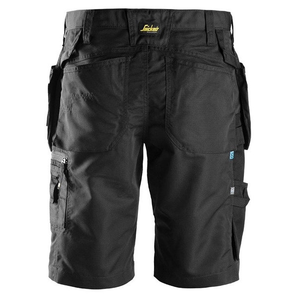 Zdjęcie 2 - 6101 Spodnie Krótkie LiteWork+ 37.5®, worki kieszeniowe (kolor czarny) Snickers Workwear