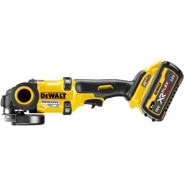 Zdjęcie 2 - Szlifierka kątowa akumulatorowa DeWalt DCG418T2 125mm 54V XR Flexvolt 2x6Ah