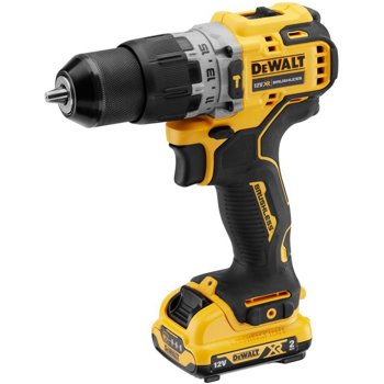 Wiertarko-wkrętarka udarowa akumulatorowa DeWalt DCD706D2 57Nm 12V XR 2x2Ah