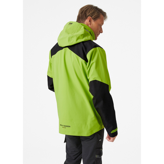 Zdjęcie 4 - Kurtka Helly Hansen 71161_439 MAGNI SHELL JACKET kolor limonkowy