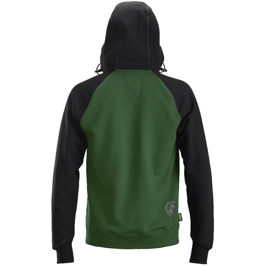 Zdjęcie 4 - 2888 Bluza Logo z kapturem, na suwak Snickers Workwear zielona