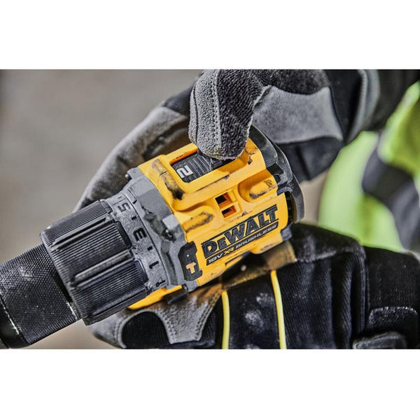 Zdjęcie 8 - Wiertarko-wkrętarka udarowa akumulatorowa DeWalt DCD805E2T 90Nm 18V XR Powerstack 2x1.7Ah