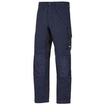 Spodnie AllroundWork 6301 BEZ WORKÓW KIESZENIOWYCH Snickers Workwear granatowe