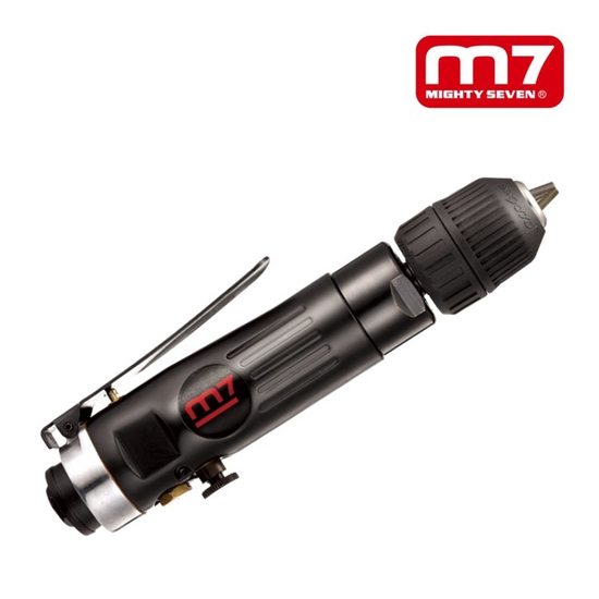 Zdjęcie 2 - Wiertarka pneumatyczna prosta dwukierunkowa 2600 obr./min. Mighty Seven QE-933