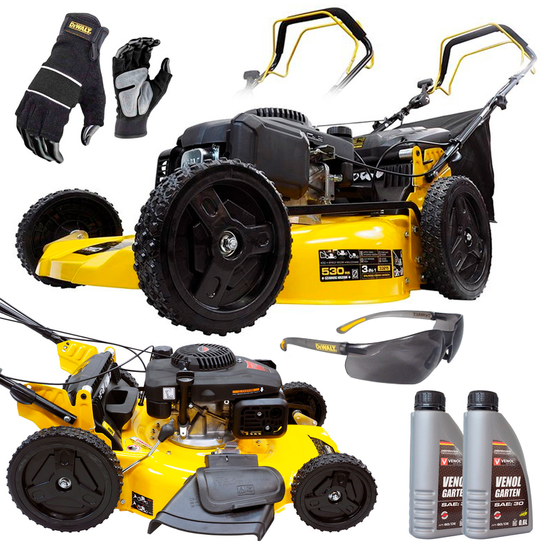 Zdjęcie 1 - Kosiarka spalinowa z napędem 53cm 60L 5KM 196cc EXPERT 33215 + olej okulary rękawice