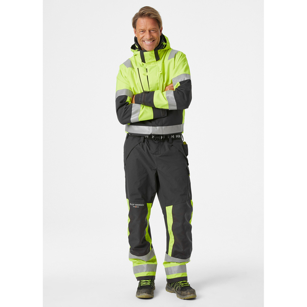 Zdjęcie 3 - Kombinezon odblaskowy Helly Hansen 71695_369 ALNA 2.0 HI VIS WATERPROOF SHELL SUIT kolor żółty