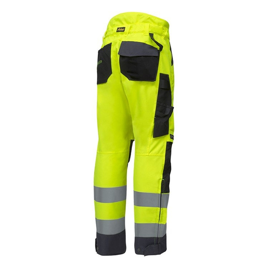 Zdjęcie 2 - 6639 Spodnie Odblaskowe Ocieplane AllroundWork+, 37.5® (kolor żółty); EN 20471/2 Snickers Workwear
