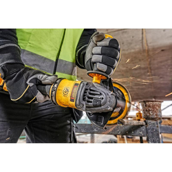 Nawigacja zdjęcie 3 - Szlifierka kątowa akumulatorowa DeWalt DCG418T2 125mm 54V XR Flexvolt 2x6Ah