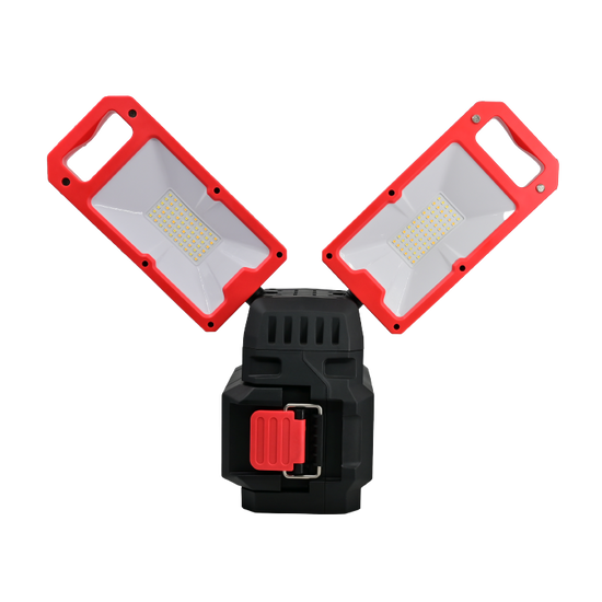 Zdjęcie 1 - Podwójna lampa robocza akumulatorowa Mighty Seven DWL-102 18V 7000Lm