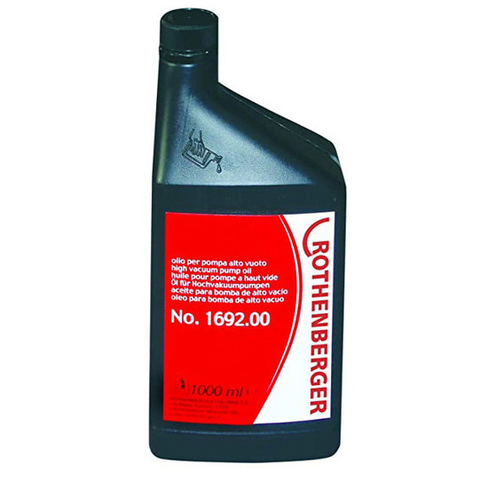 Zdjęcie 1 - Olej mineralny do pomp próżniowych 1 litr 1692.00 ROTHENBERGER