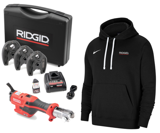Zdjęcie 1 - Zaciskarka Ridgid RP 115 micro-Press szczęki U16-20-25 akumulator 2.5 Ah ładowarka