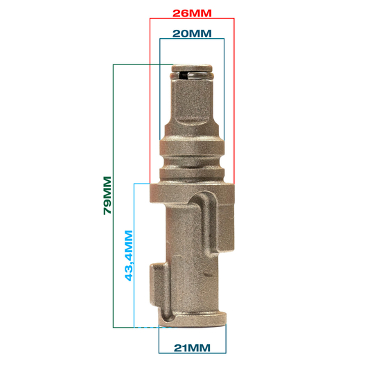 Zdjęcie 2 - Trzpień wrzeciono do klucza pneumatycznego ½” NC-4236 NC-4230 NC-4236T07 Mighty Seven M7