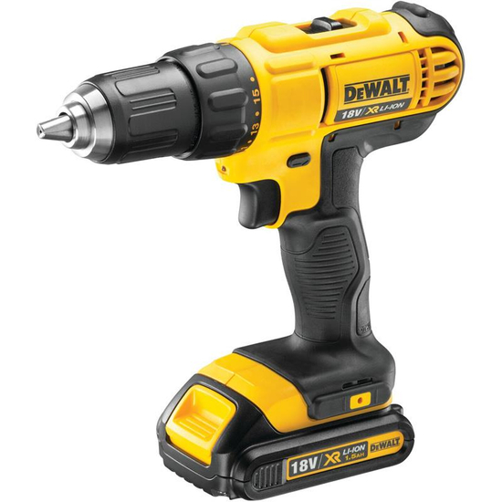 Zdjęcie 1 - Wiertarko-wkrętarka akumulatorowa DeWalt DCD771S2 42Nm 18V XR 2x1.5Ah