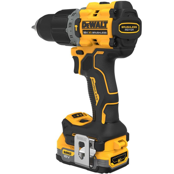 Zdjęcie 5 - Wiertarko-wkrętarka udarowa akumulatorowa DeWalt DCD805E2T 90Nm 18V XR Powerstack 2x1.7Ah