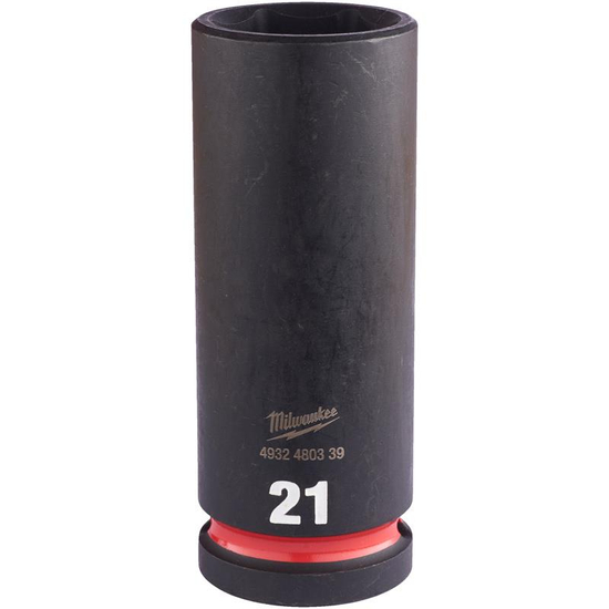Zdjęcie 1 - Nasadka udarowa HEX 1/2" długa 21 mm Milwaukee 4932480339