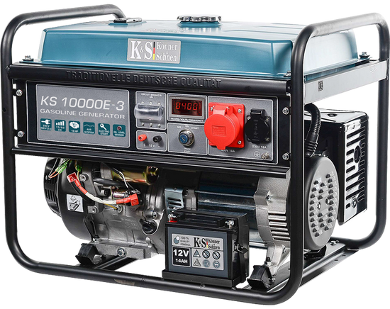Zdjęcie 3 - Agregat, generator prądotwórczy benzynowy 3-fazowy z automatyką SZR Könner & Söhnen KS 10000E-3 ATS