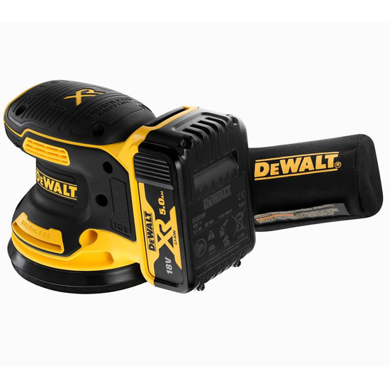 Zdjęcie 6 - Szlifierka mimośrodowa akumulatorowa DeWalt DCW210P2 125mm 18V XR 2x5Ah