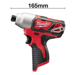 Nawigacja zdjęcie 3 - Zakrętarka udarowa akumulatorowa Milwaukee M12 BID-0 ¼” 112Nm 12V 4933441955