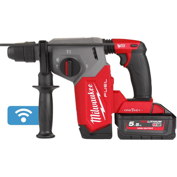 Zdjęcie 1 - Młotowiertarka akumulatorowa Milwaukee M18 ONEFHX-552X SDS-Plus 2.5J 18V 2x5.5Ah 4933478504