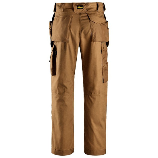 Zdjęcie 2 - 3214 Spodnie Canvas+ z workami kieszeniowymi (kolor: brązowy) Snickers Workwear