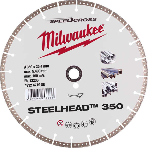 Zdjęcie 1 - Tarcza diamentowa Stealhead 115 mm Milwaukee 4932492014