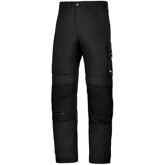 Zdjęcie 1 - WYPRZEDAŻ! Spodnie AllroundWork 6301 BEZ WORKÓW KIESZENIOWYCH Snickers Workwear czarne