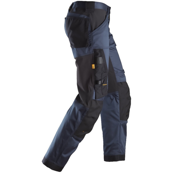 Zdjęcie 2 - 6351 Spodnie stretch AllroundWork+ luźno dopasowane Snickers Workwear granatowe