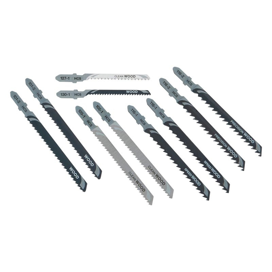 Zdjęcie 2 - Zestaw brzeszczotów do drewna 10 szt DEWALT DT2290