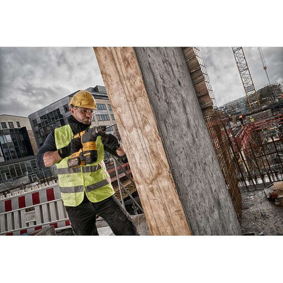 Zdjęcie 4 - Młotowiertarka akumulatorowa DeWalt DCH333X2 SDS-Plus 3.5J 54V XR Flexvolt 2x9Ah