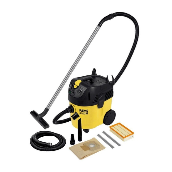 Zdjęcie 2 - Odkurzacz przemysłowy Rems Pull L Set W Klasa L 35L 1200W 185503