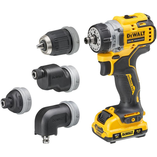 Zdjęcie 6 - Wiertarko-wkrętarka akumulatorowa DeWalt DCD703L2T 57Nm 12V XR 2x3Ah