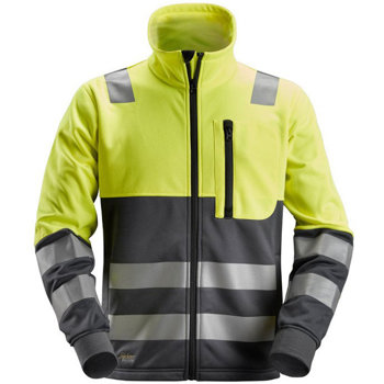 8035 Kurtka Polarowa Odblaskowa AllroundWork, EN 20471/2 Snickers Workwear żółta