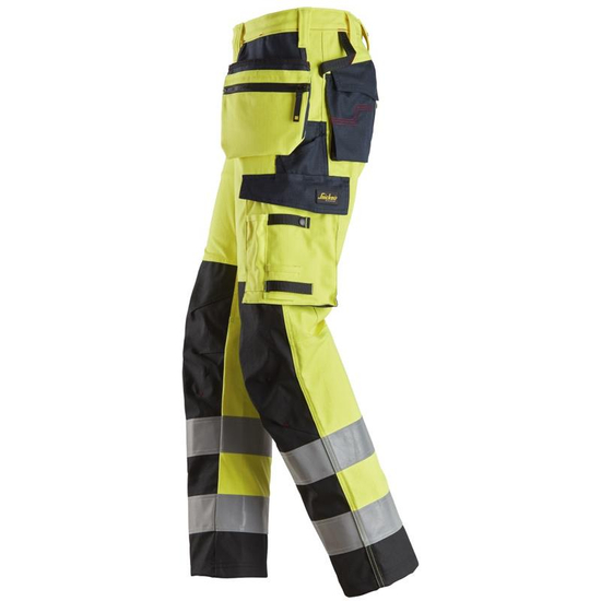 Zdjęcie 3 - Spodnie Odblaskowe ProtecWork z workami kieszeniowymi, wzmocnione, EN 20471/2 Snickers Workwear 62646695
