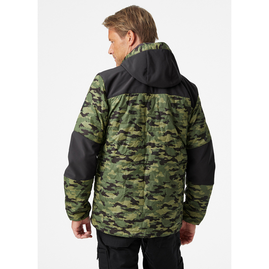 Zdjęcie 4 - Kurtka Helly Hansen 73230_481 KENSINGTON HOODED LIFALOFT JACKET kolor moro