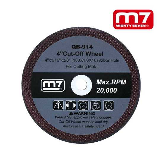 Zdjęcie 2 - TARCZA KORUNDOWA 4" QB-914 Mighty Seven M7