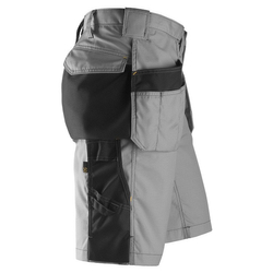 Nawigacja zdjęcie 4 - 3023 Krótkie spodnie Rip-Stop z workami kieszeniowymi (kolor: szaro-czarny) Snickers Workwear