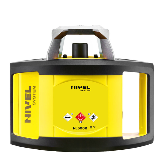 Zdjęcie 4 - Rotacyjny niwelator laserowy Nivel System NL500R DIGITAL z wiązką czerwoną