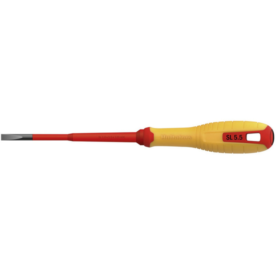 Zdjęcie 1 - Wkrętak VDE płaski SL 1,0 x 5,5 x 125 Hultafors 445095