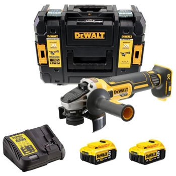 Szlifierka kątowa akumulatorowa DeWalt DCG405P2 125mm 18V XR 2x5Ah