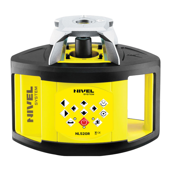 Zdjęcie 3 - Rotacyjny niwelator laserowy Nivel System NL520R DIGITAL z wiązką czerwoną
