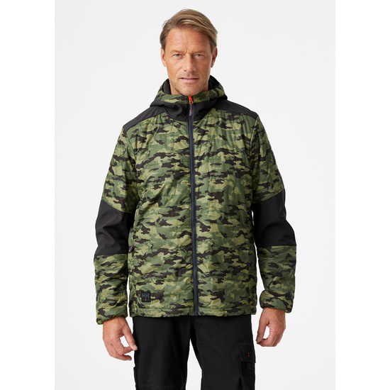 Zdjęcie 3 - Kurtka Helly Hansen 73230_481 KENSINGTON HOODED LIFALOFT JACKET kolor moro