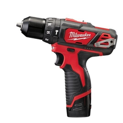 Nawigacja zdjęcie 2 - Wiertarko-wkrętarka udarowa akumulatorowa Milwaukee M12 BPD-202C 30Nm 12V 2x2Ah 4933441940