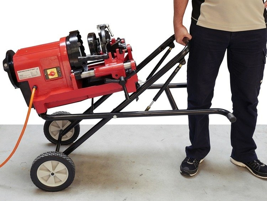 Zdjęcie 14 - SUPER PROMO Gwintownica / gwinciarka do rur 3 '' Gtools GTronic 3 na wózku  + Rowkarka COMBO 1-6" za 1zł