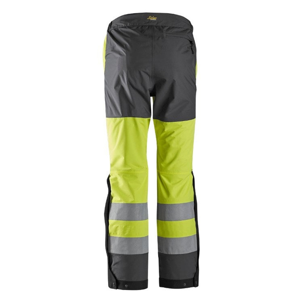 Zdjęcie 2 - 6530 Spodnie Przeciwdeszczowe Odblaskowe Shell, EN 20471/2 (kolor żółty odblaskowy) Snickers Workwear