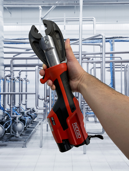 Zdjęcie 3 - Zaciskarka Ridgid RP 115 micro-Press szczęki TH16-20-26 akumulator 2.5 Ah ładowarka