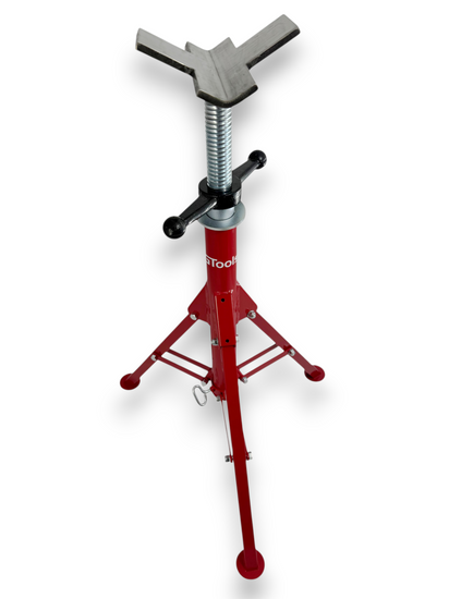 Zdjęcie 2 - Stojak pod rury INOX z głowicą V, podpórka GTOOLS SPECIAL GT0SSV7