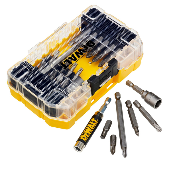 Zdjęcie 1 - Zestaw bitów z adapterem 40 elementów w skrzynce ToughCase DeWALT [DT70702]