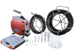 ROTHENBERGER 19173 R600 230V Pipe cleaning machine with spiral/tool set  16-22 mm