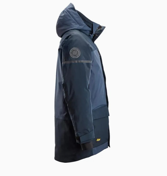 Zdjęcie 3 - 1801 Parka przeciwdeszczowa, ocieplana AllroundWork Snickers Workwear Kolor: Navy\Dark Navy